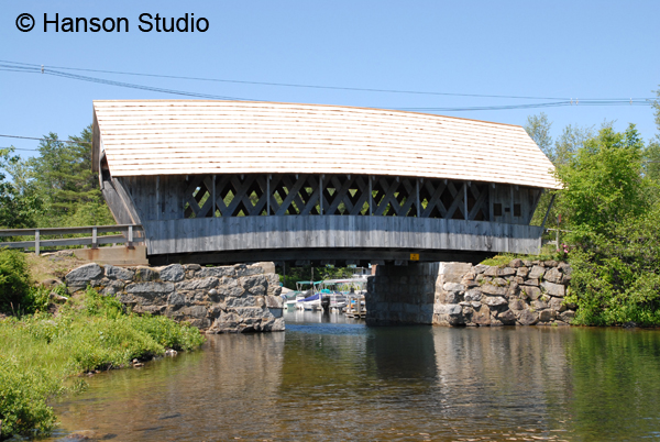 Ashland, NH - Squam River Bridge - Side - Summer